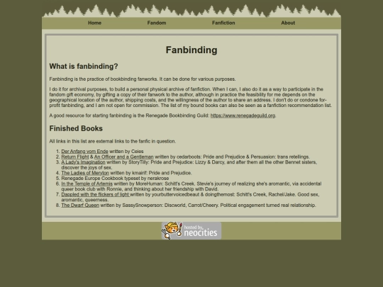 page/fandom/fanbinding screenshot
