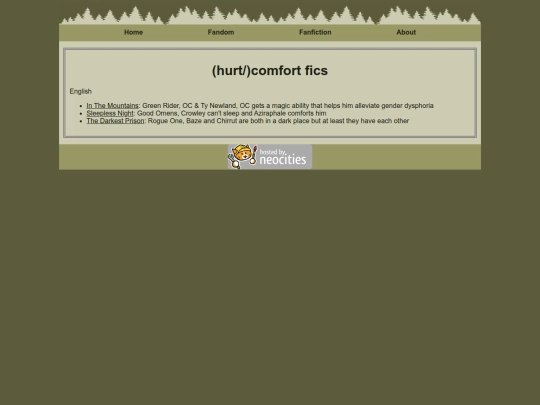 page/fanfiction/comfortfics screenshot