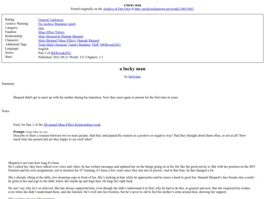 page/fanfiction/fanfics/english/ALuckyMan screenshot