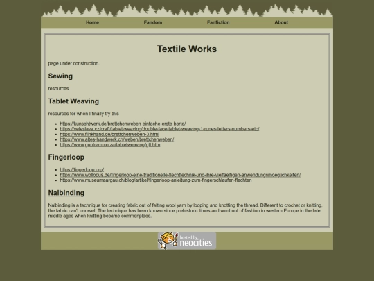 page/textile screenshot