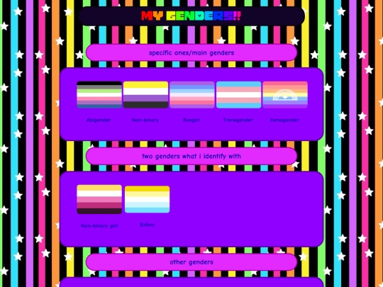 identity/genders screenshot