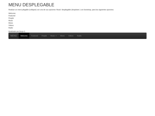 menu navegacion/navegador screenshot