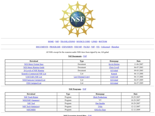 nsf screenshot