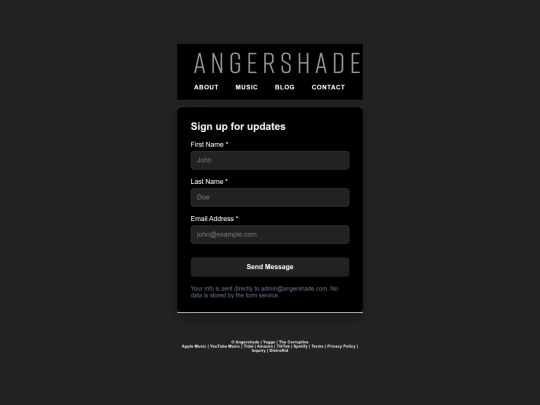 contact screenshot