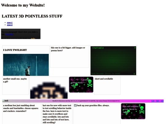 scrollboxes screenshot