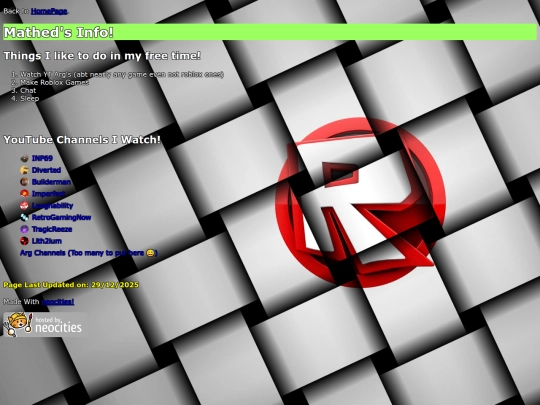 Info screenshot
