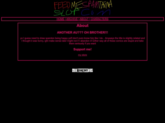 427COMIXZ/FEEDMESPAMTENNASLOP.COM/about screenshot