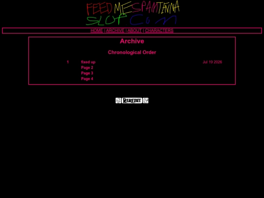 427COMIXZ/FEEDMESPAMTENNASLOP.COM/archive screenshot