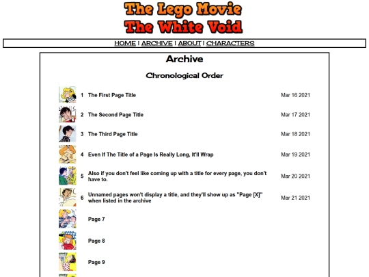 427COMIXZ/TLMTheWhiteVoid/archive screenshot