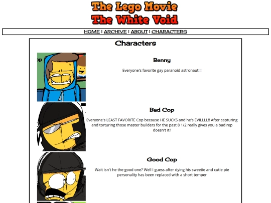 427COMIXZ/TLMTheWhiteVoid/characters screenshot