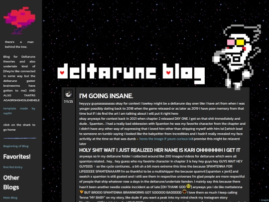 DeltaruneBlog screenshot