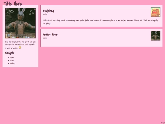 VeronicaBlog screenshot