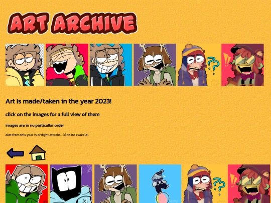 archiveartpage2023 screenshot