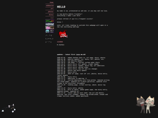index screenshot