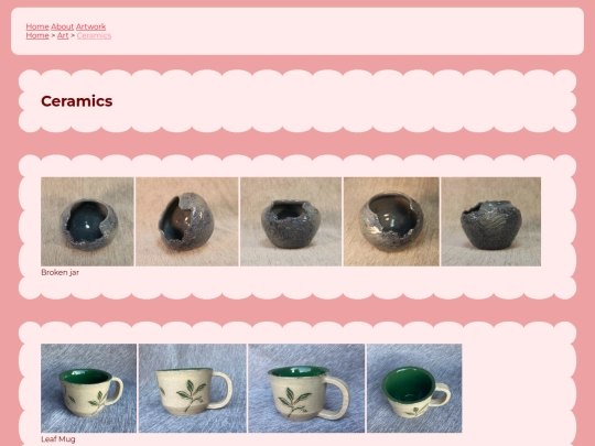 art/ceramics screenshot