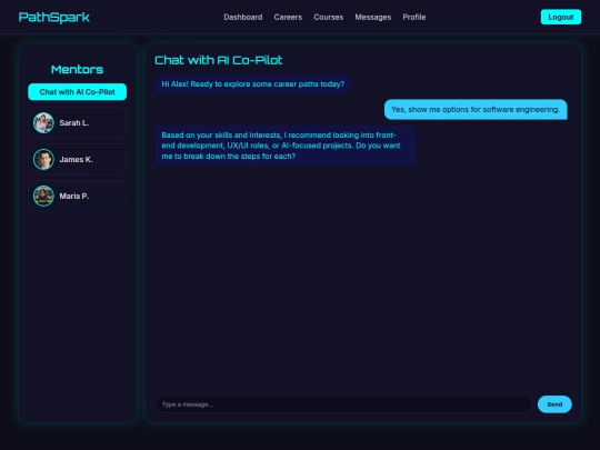 pro5/messages screenshot