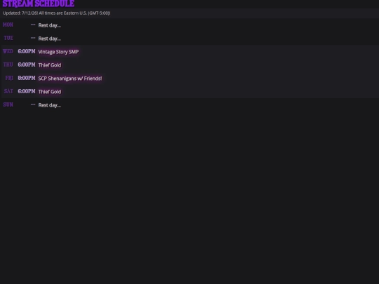 assets/schedule screenshot