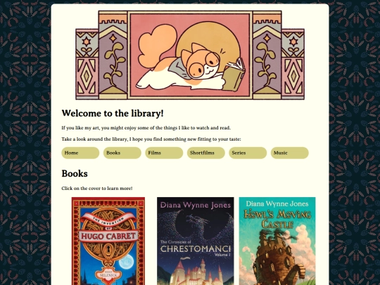 library/books screenshot