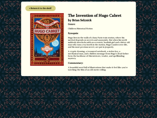 library/books/theinventionofhugocabret screenshot