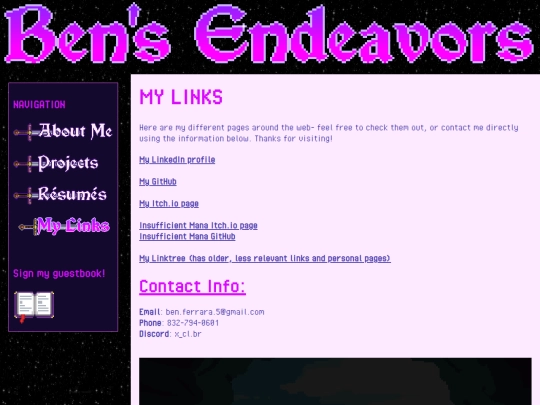 mylinks screenshot