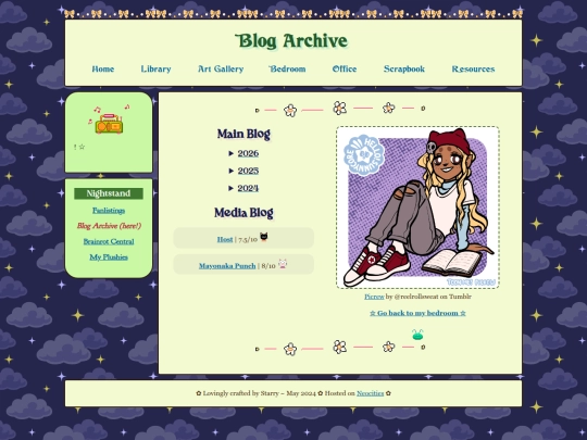 bedroom/blog-archive screenshot