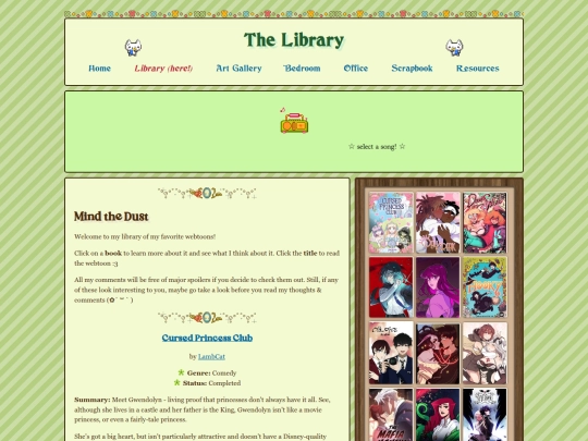 library screenshot