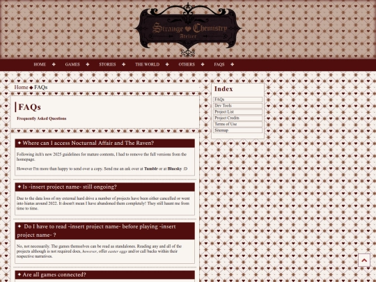 faqs/faqs screenshot