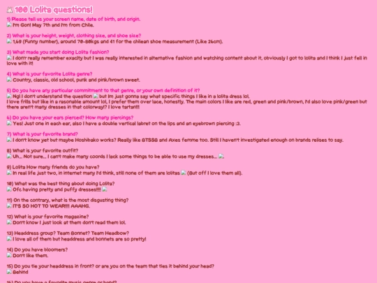 blog/100 lolita questions screenshot