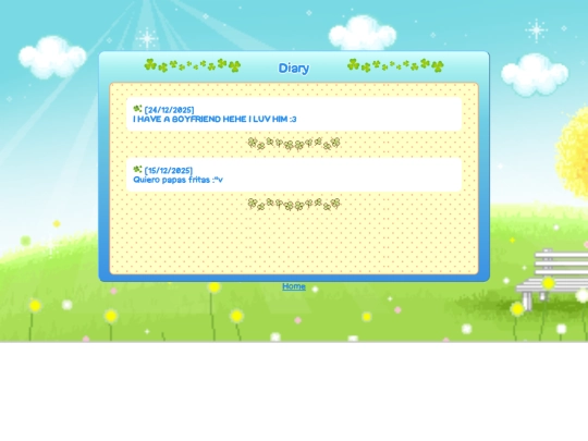 diary screenshot