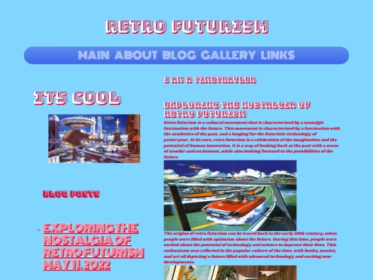 blog screenshot