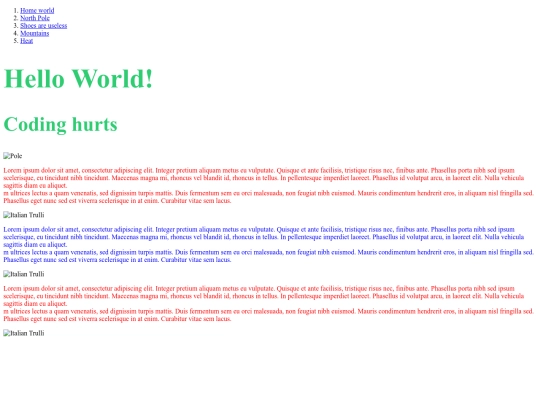 html days/day1 screenshot