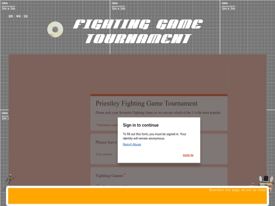 TestPage screenshot