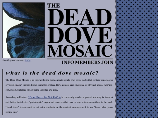 dead-dove-mosaic screenshot