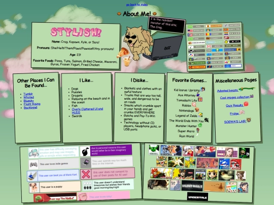 aboutme/about screenshot