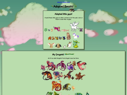aboutme/dragons screenshot