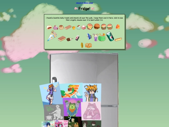 aboutme/fridge screenshot