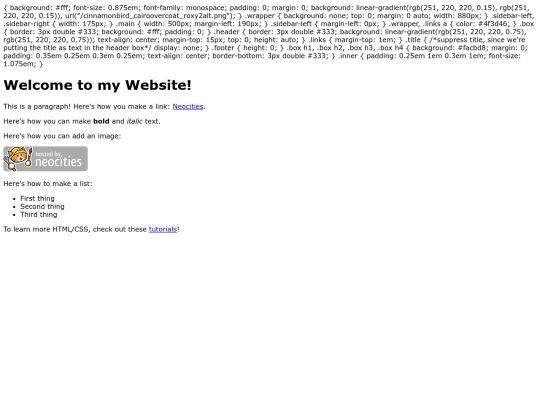 index screenshot