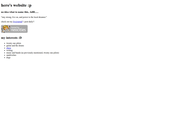 index screenshot