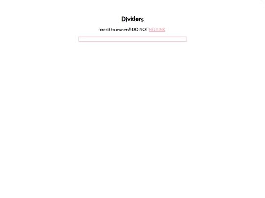 dividers screenshot