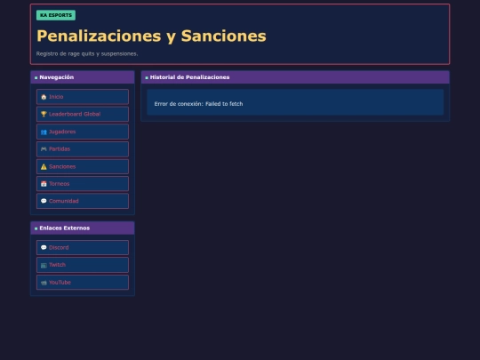 pages/sanciones screenshot