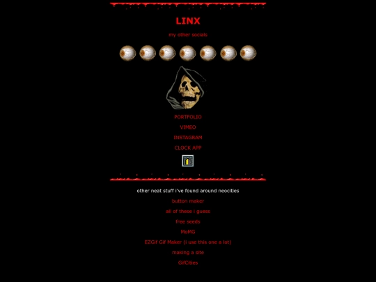 links screenshot