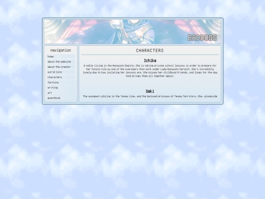 characters screenshot