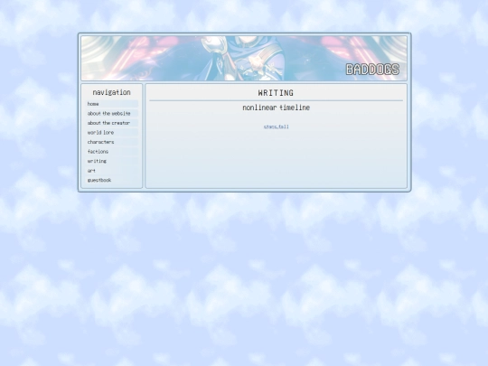 writing screenshot