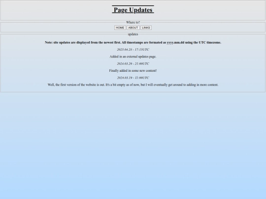 updates screenshot