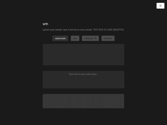 wrtr screenshot