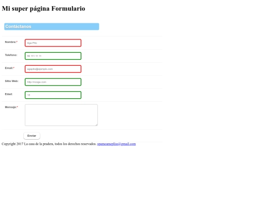 formularioEj2 screenshot
