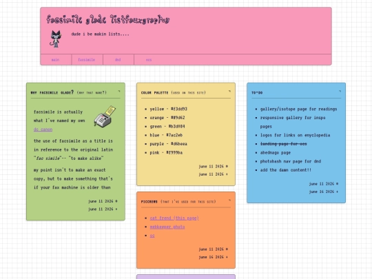 listfauxgraphy screenshot