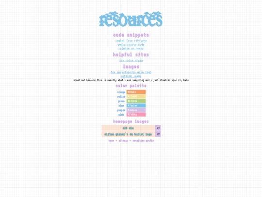 resources screenshot