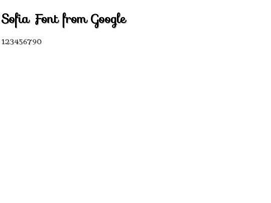 fonts screenshot