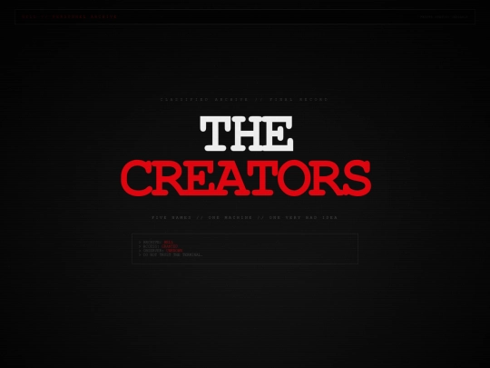 credits screenshot